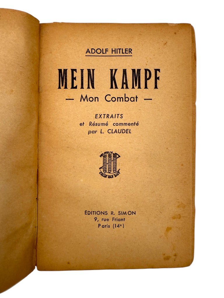 Original WWII French MK book — image 2