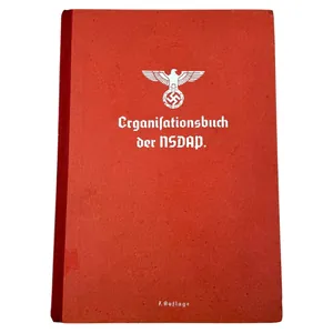 Original WWII German 'Organisationsbuch der NSDAP' book