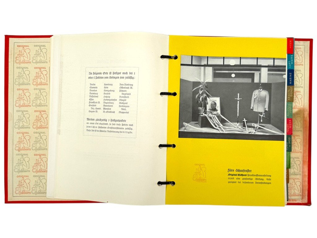 Original WWII German Eickhorn Kundendienst service binder — image 10