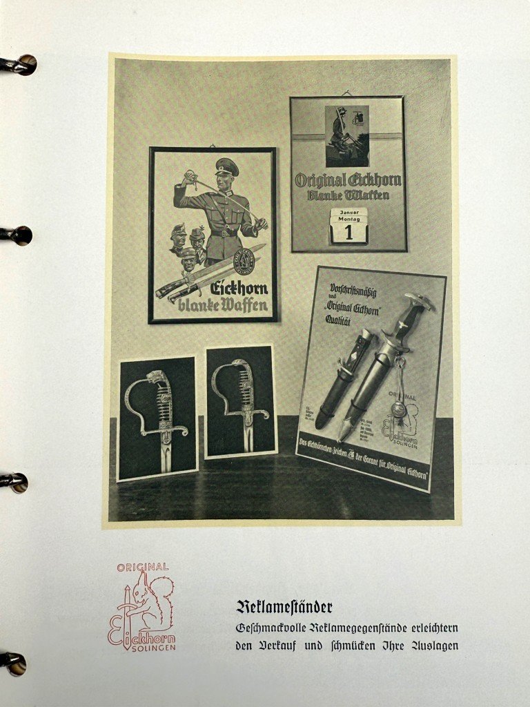 Original WWII German Eickhorn Kundendienst service binder — image 11