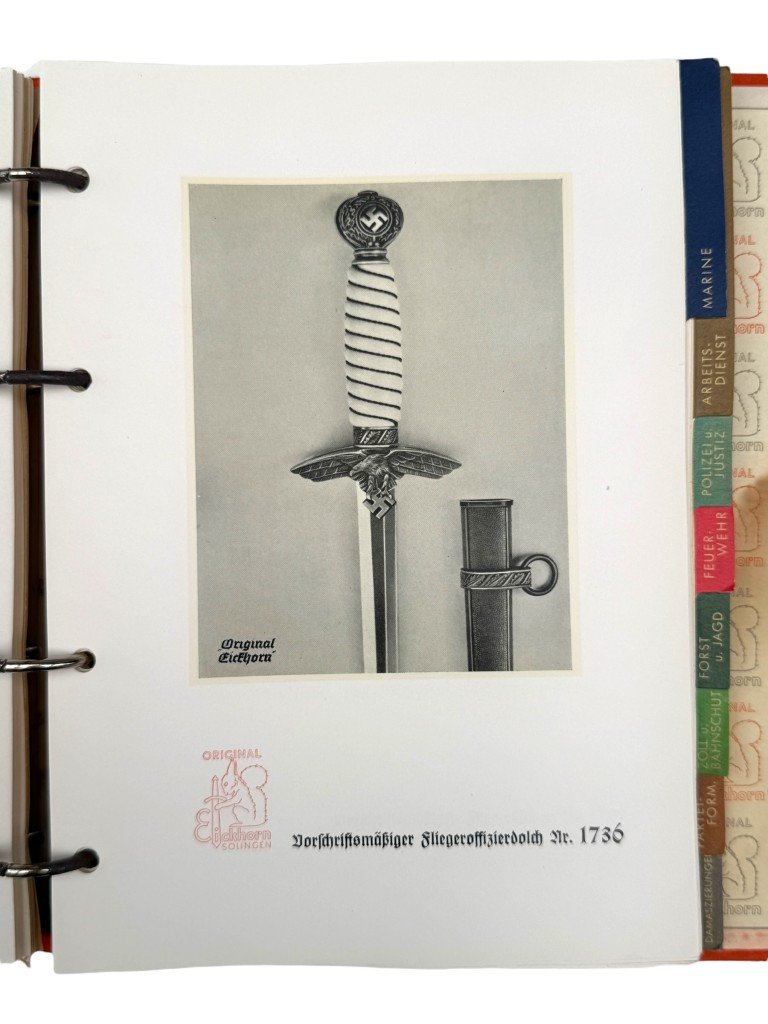 Original WWII German Eickhorn Kundendienst service binder — image 14