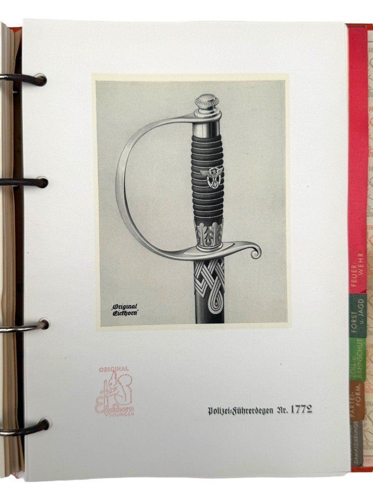 Original WWII German Eickhorn Kundendienst service binder — image 17