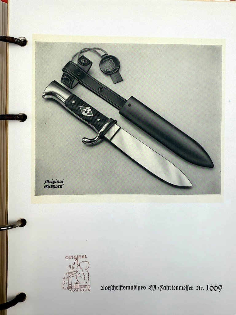 Original WWII German Eickhorn Kundendienst service binder — image 18