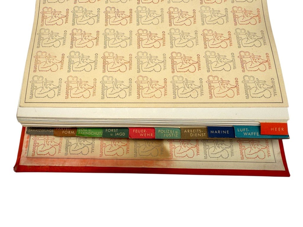 Original WWII German Eickhorn Kundendienst service binder — image 5