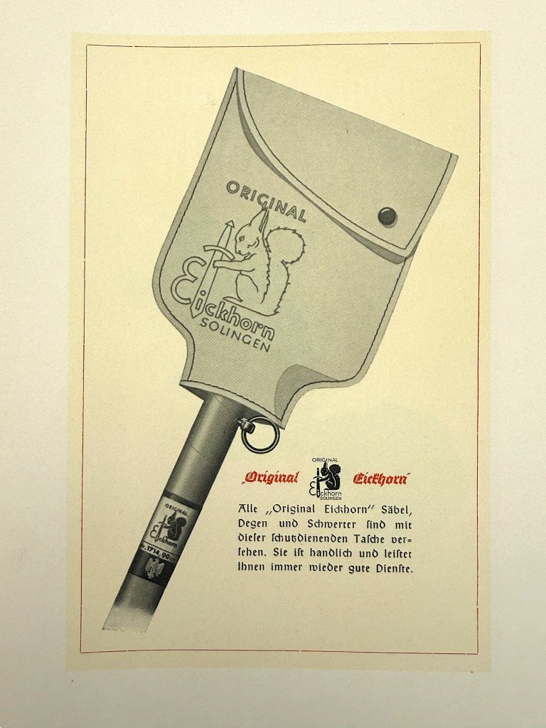 Original WWII German Eickhorn Kundendienst service binder — image 7