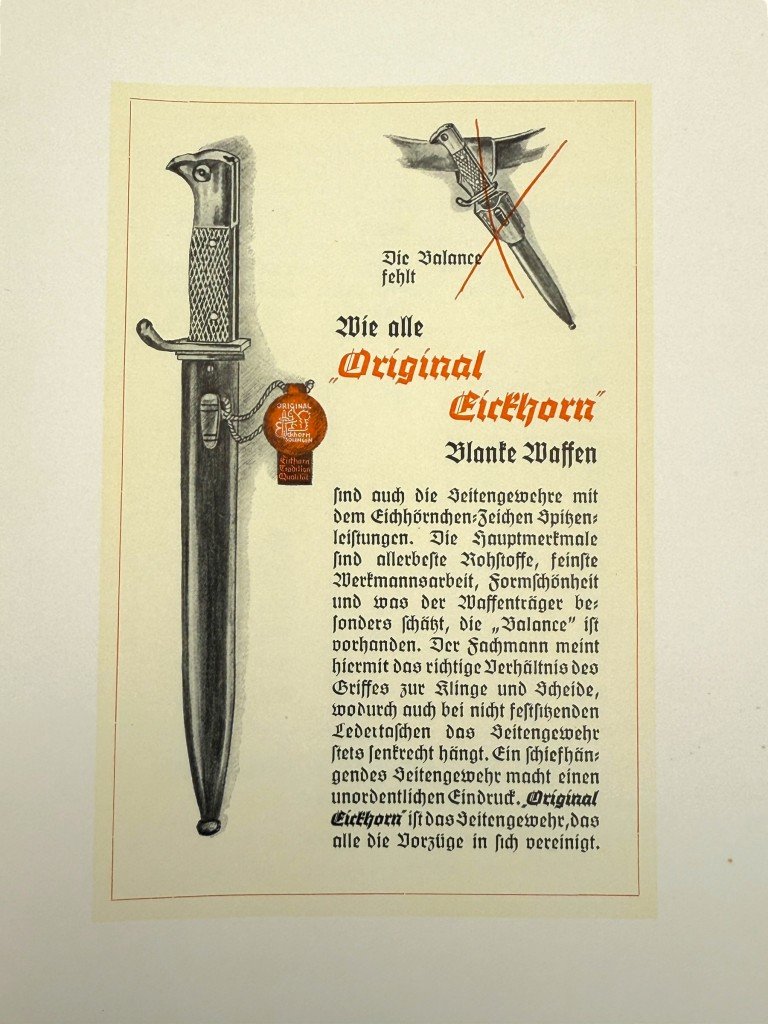 Original WWII German Eickhorn Kundendienst service binder — image 8