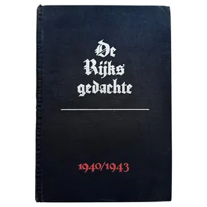 Original WWII Dutch Germanic SS book 'De Rijksgedachte'