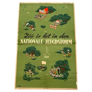 Original WWII Dutch Nationale Jeugdstorm poster