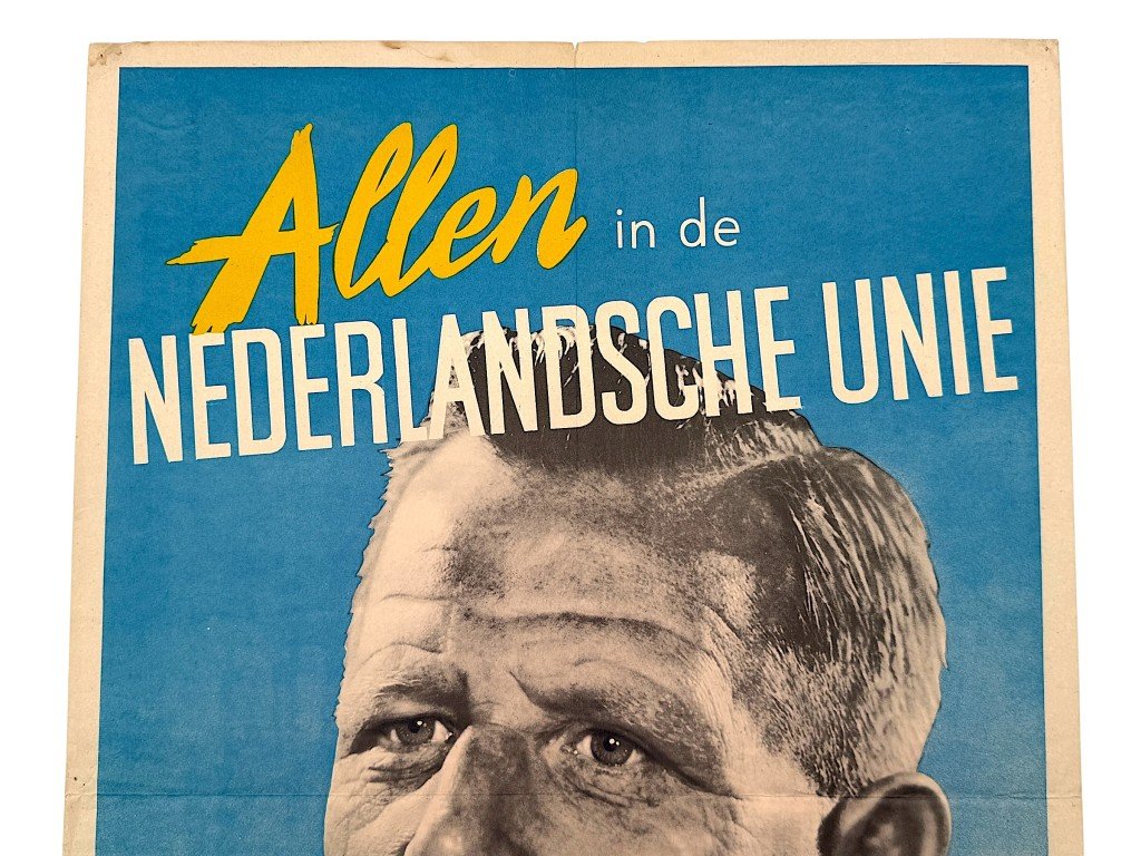 Original WWII Nederlandsche Unie poster — image 2