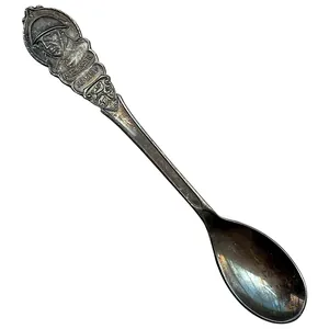 Original 1939 Dutch army 'mobilisatie' silver plated teaspoon