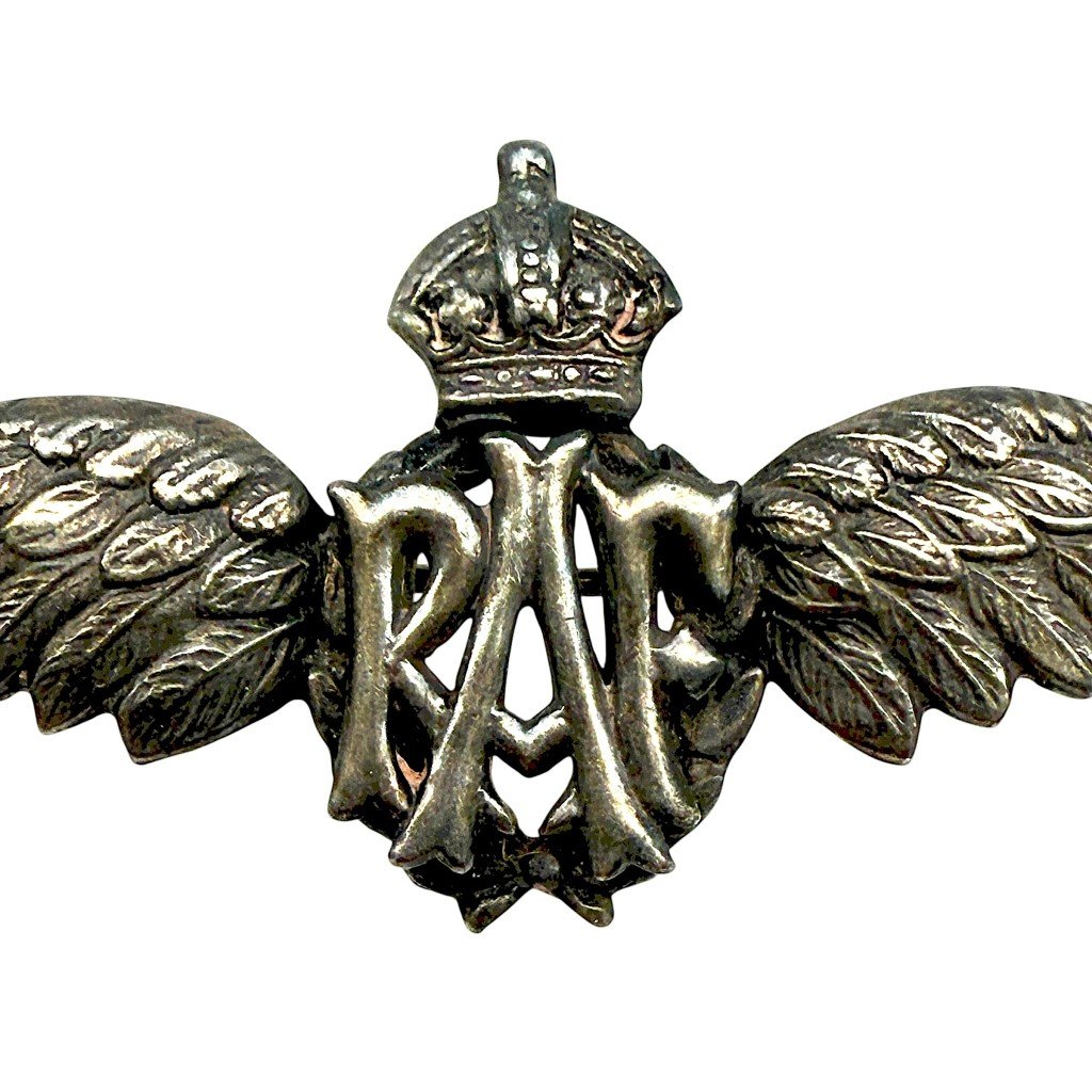 Original WWII British Royal Airforce (RAF) silver wing — image 2