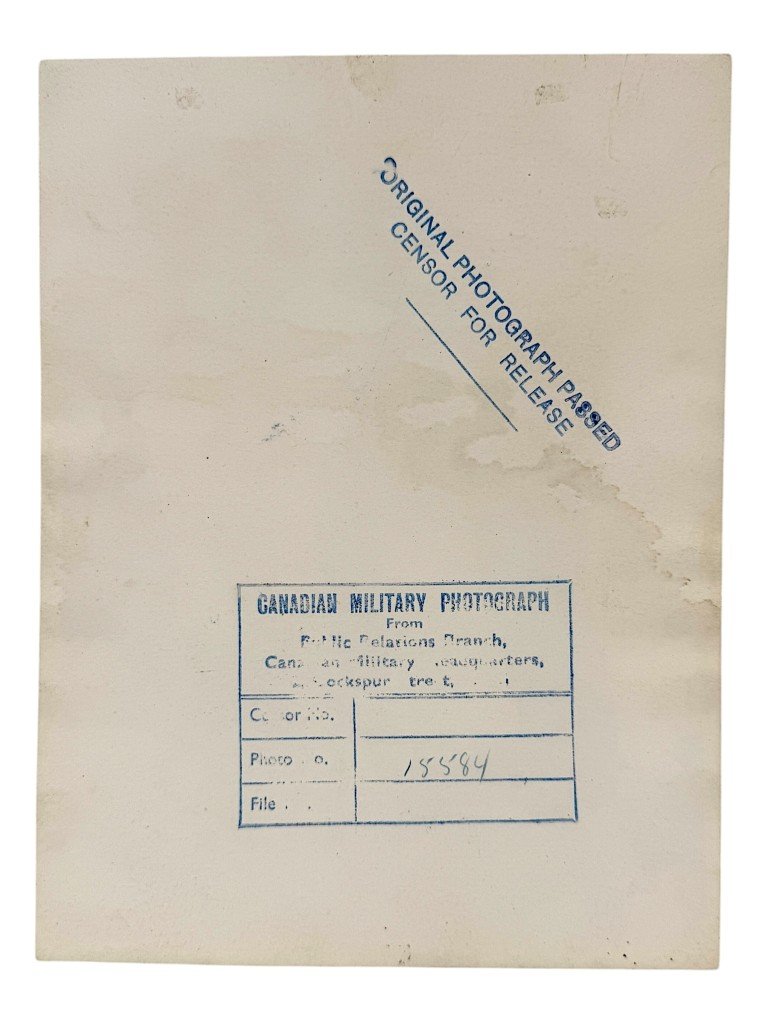Original WWII Canadian photo with autograph of General Harry Crerar — image 4