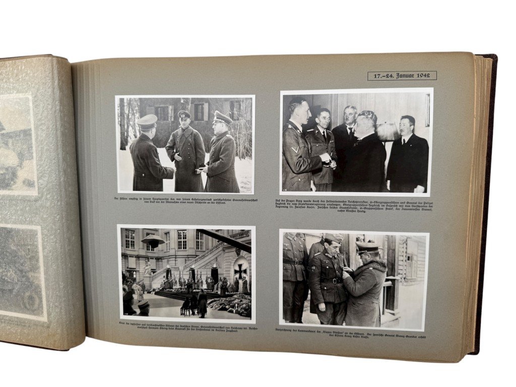 Original WWII German large album 'Grossdeutschland im Weltgeschehen' 1942 — image 11