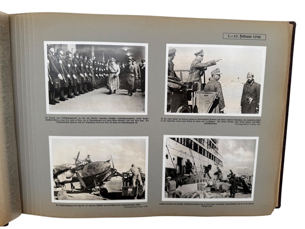 Original WWII German large album 'Grossdeutschland im Weltgeschehen' 1942 — image 13