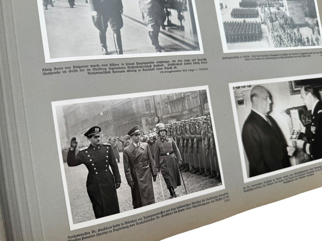 Original WWII German large album 'Grossdeutschland im Weltgeschehen' 1942 — image 15