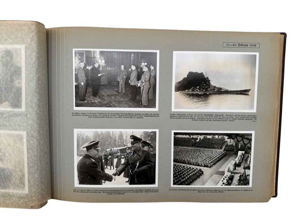 Original WWII German large album 'Grossdeutschland im Weltgeschehen' 1942 — image 18