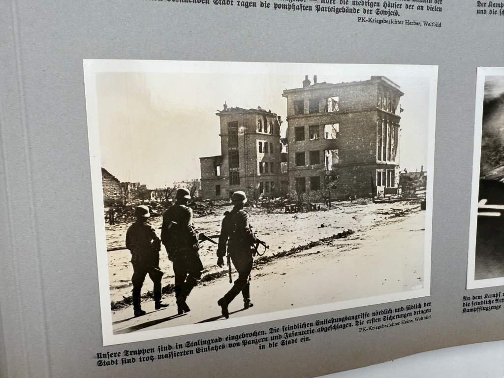 Original WWII German large album 'Grossdeutschland im Weltgeschehen' 1942 — image 22