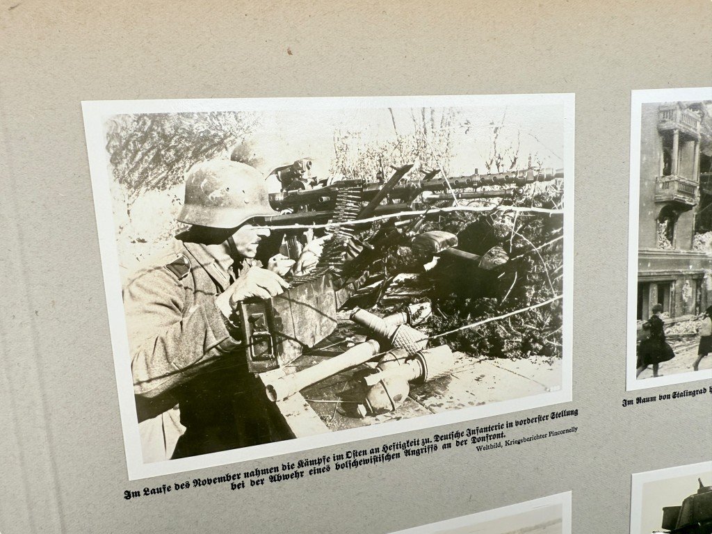 Original WWII German large album 'Grossdeutschland im Weltgeschehen' 1942 — image 29