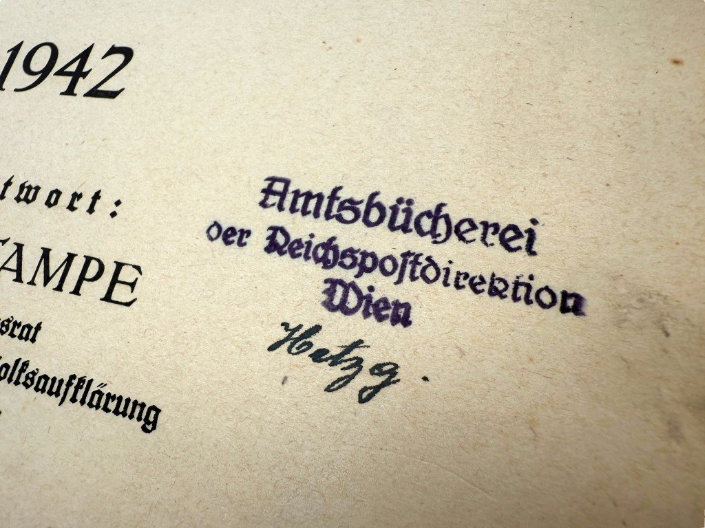 Original WWII German large album 'Grossdeutschland im Weltgeschehen' 1942 — image 5