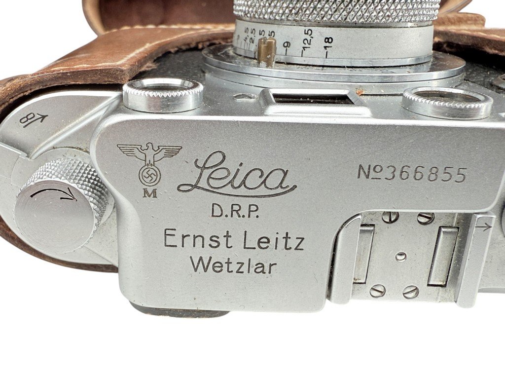 Original WWII German Kriegsmarine Leica camera by Ernst Leitz Wetzlar — image 3