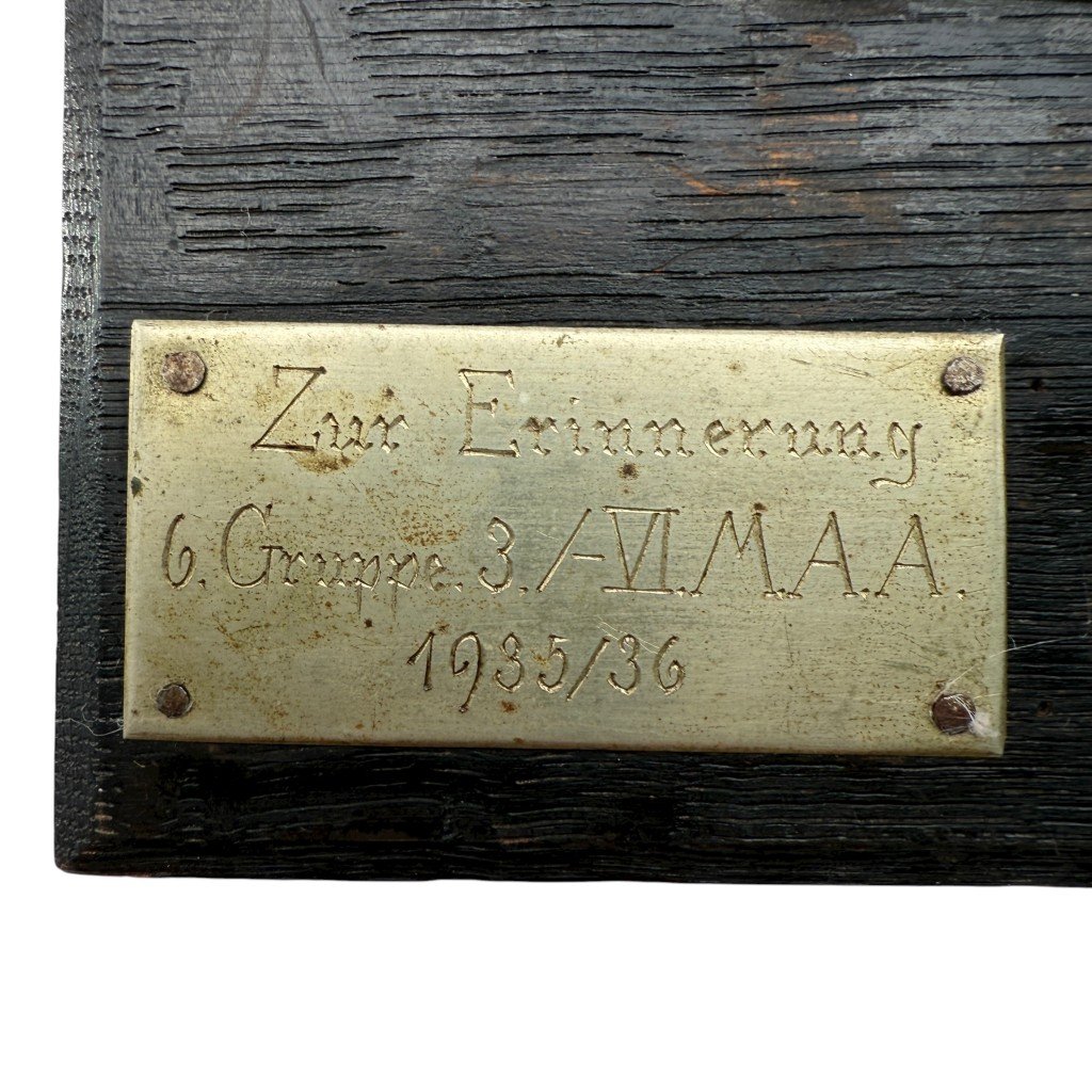 Original WWII German Marine Artillerie Abteilung plaque — image 3