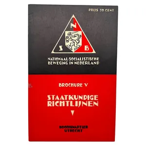 Original 1936 Dutch NSB brochure – Staatkundige Richtlijnen