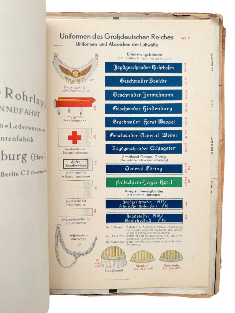 Original WWII German Richter & Rohrlapper catalogue and price list — image 11