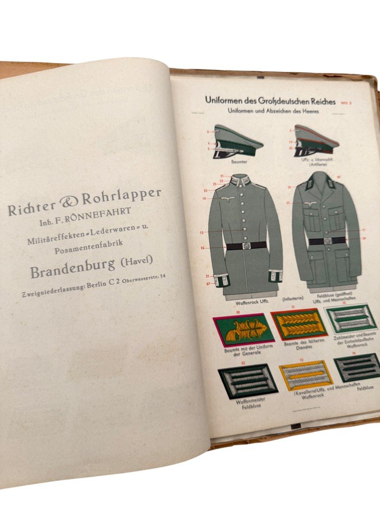 Original WWII German Richter & Rohrlapper catalogue and price list — image 4