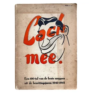Original 1946 Dutch booklet with humorous jokes from the occupation …