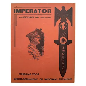 Original WWII Dutch collaboration magazine 'Imperator'