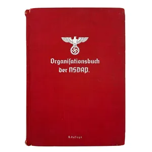Original WWII German 'Organisationsbuch der NSDAP' book