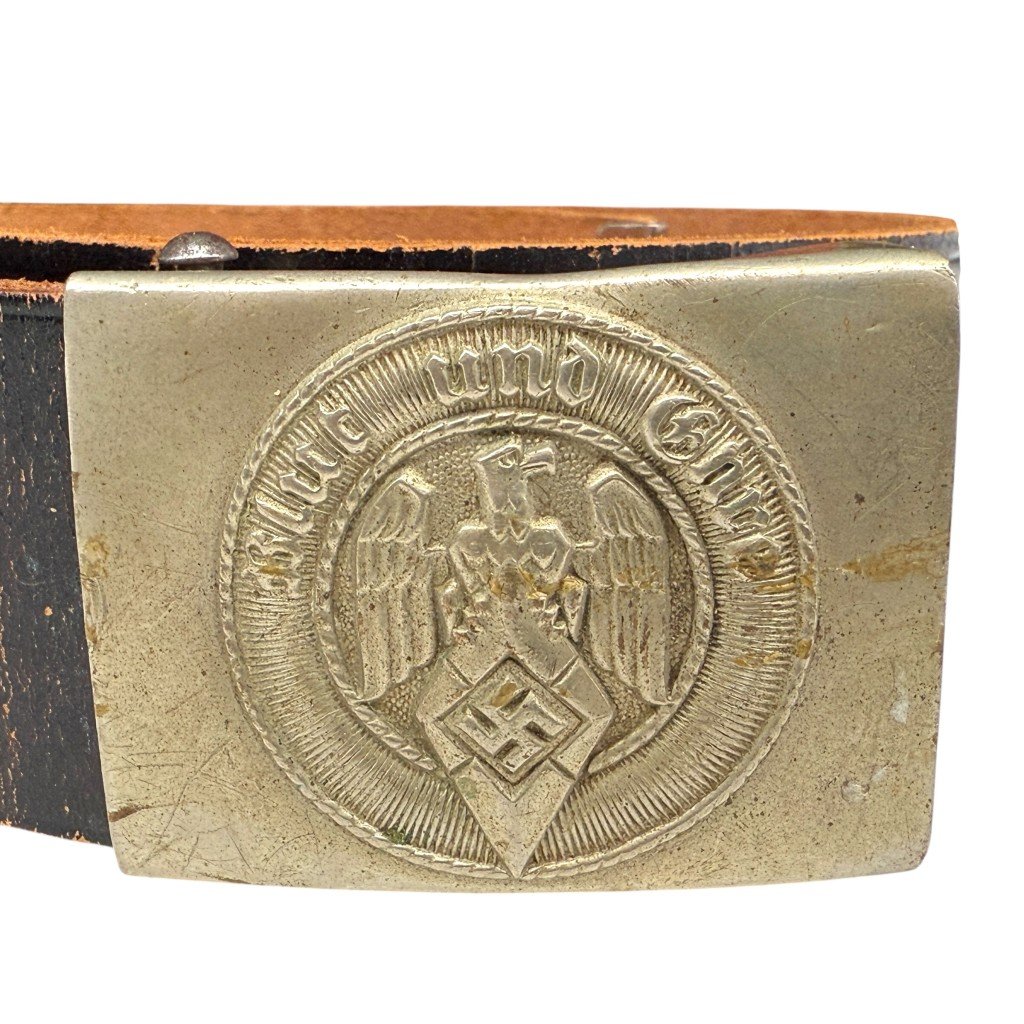 Original WWII German Hitlerjugend buckle with belt — image 2