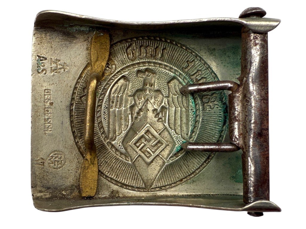 Original WWII German Hitlerjugend buckle with belt — image 3