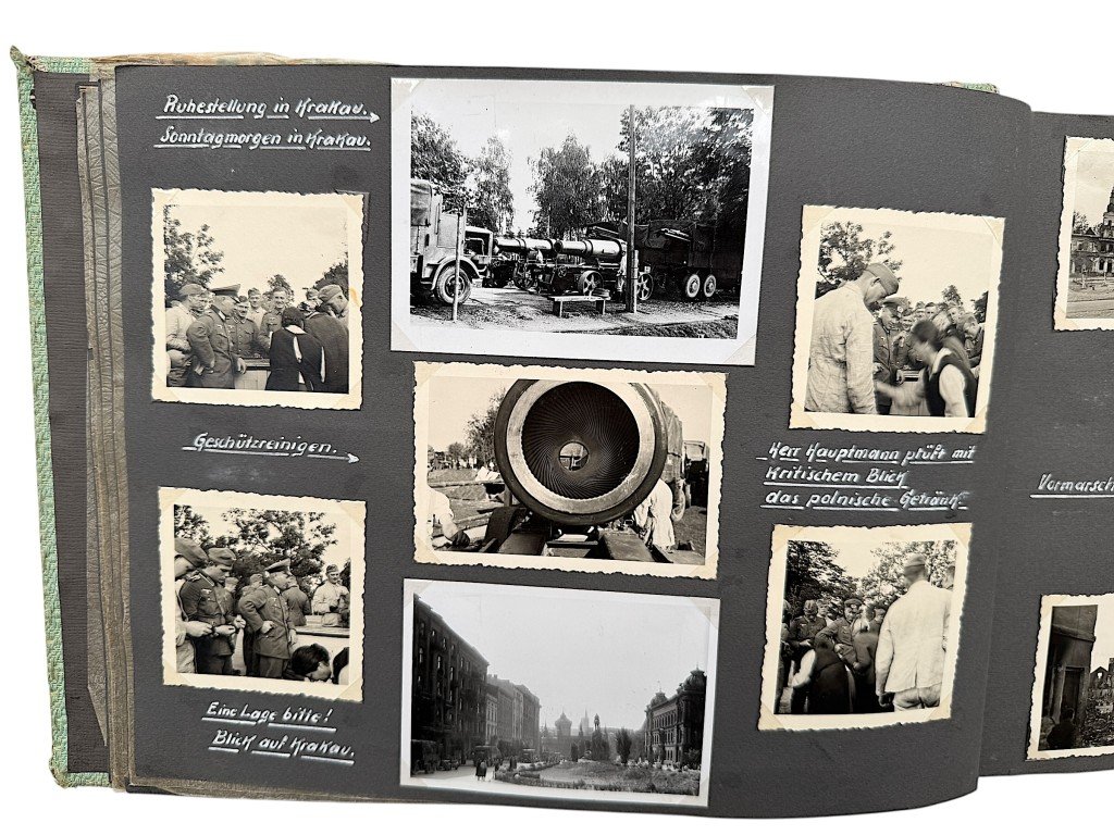 Original WWII German 'Polenfeldzug' photo album 3./Schwere Artillerie-Abteilung 641 — image 11