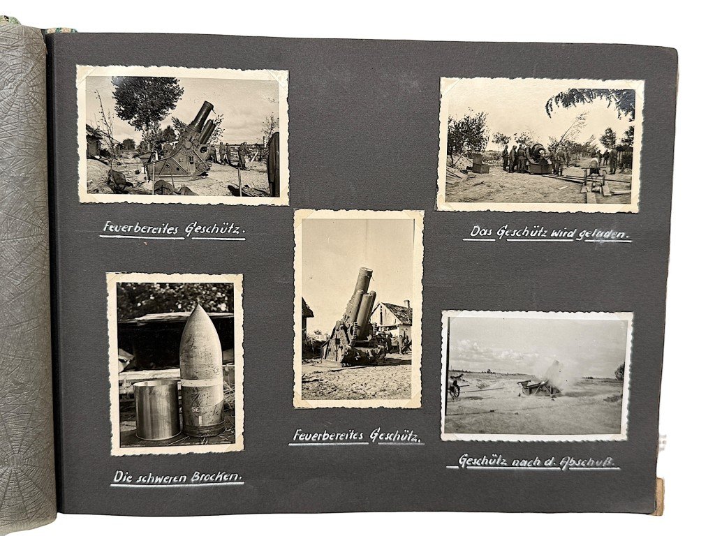 Original WWII German 'Polenfeldzug' photo album 3./Schwere Artillerie-Abteilung 641 — image 16