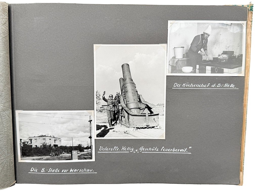 Original WWII German 'Polenfeldzug' photo album 3./Schwere Artillerie-Abteilung 641 — image 18
