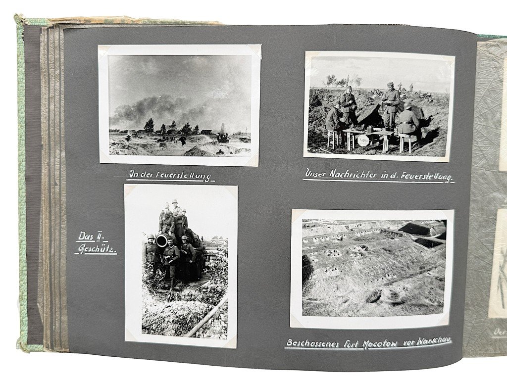 Original WWII German 'Polenfeldzug' photo album 3./Schwere Artillerie-Abteilung 641 — image 19