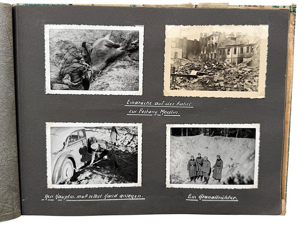 Original WWII German 'Polenfeldzug' photo album 3./Schwere Artillerie-Abteilung 641 — image 22