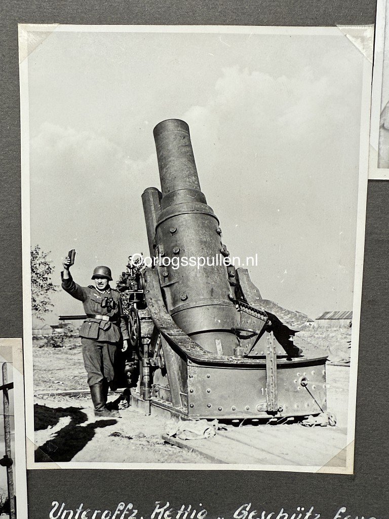 Original WWII German 'Polenfeldzug' photo album 3./Schwere Artillerie-Abteilung 641 — image 49