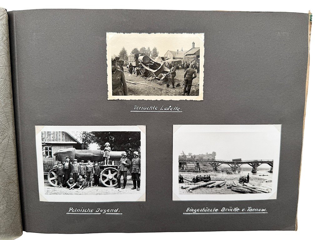 Original WWII German 'Polenfeldzug' photo album 3./Schwere Artillerie-Abteilung 641 — image 8