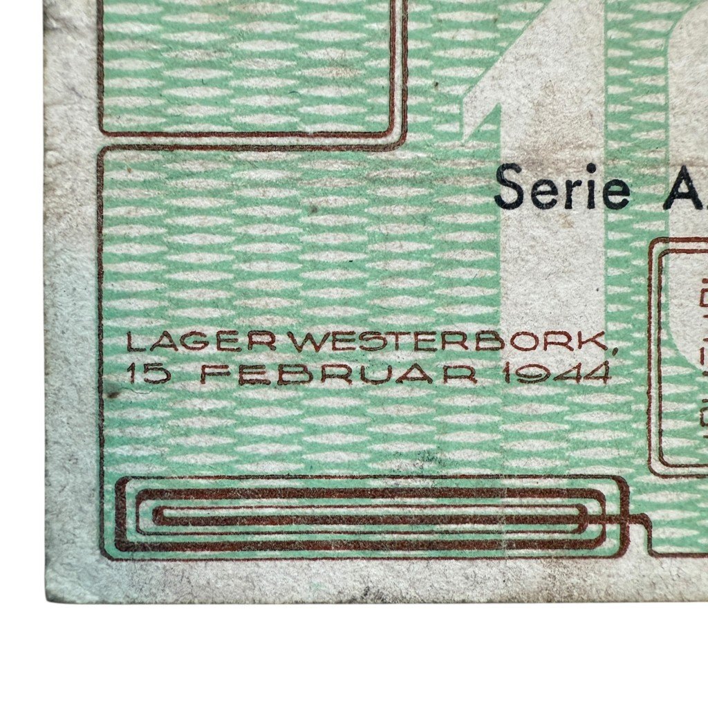 Original WWII Dutch 'Durchgangslager' Westerbork banknote — image 4