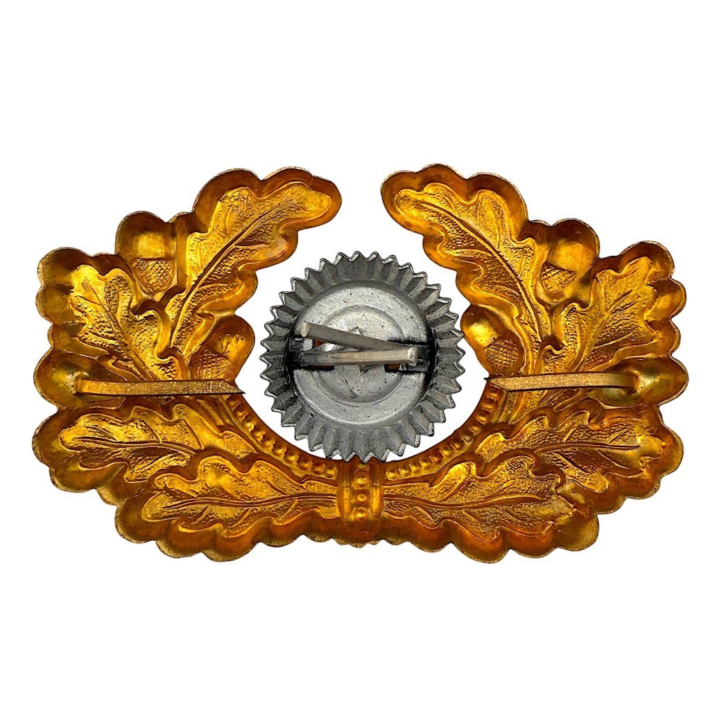 Original WWII German WH Generals visor cap wreath and cockade — image 2