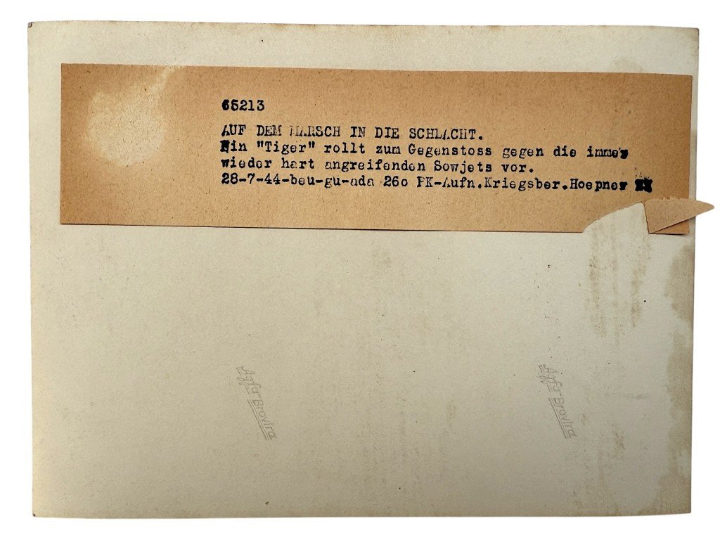 Original WWII German Tiger tank photo — image 3