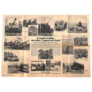 Original WWII German 'Grossdeutschland' Hitlerjugend poster
