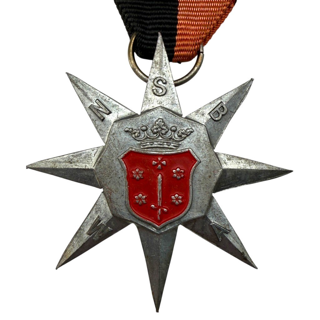 Original WWII Dutch NSB W.A. bloembollenmarsch 1943 medal — image 2