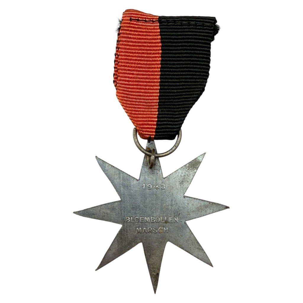 Original WWII Dutch NSB W.A. bloembollenmarsch 1943 medal — image 4