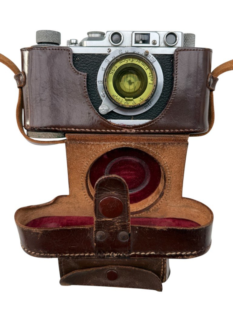 Original WWII German Leica photo camera Oberleutnant Hans-Henning Ohlendorf – Panzerjäger-Abteilung 22 – Panzerabwehrabteilung 22 — image 3