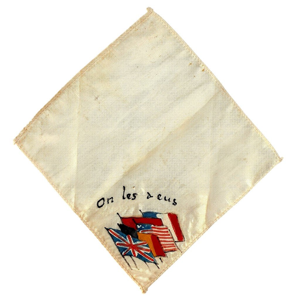 Original WWII French/Belgian liberation handkerchief