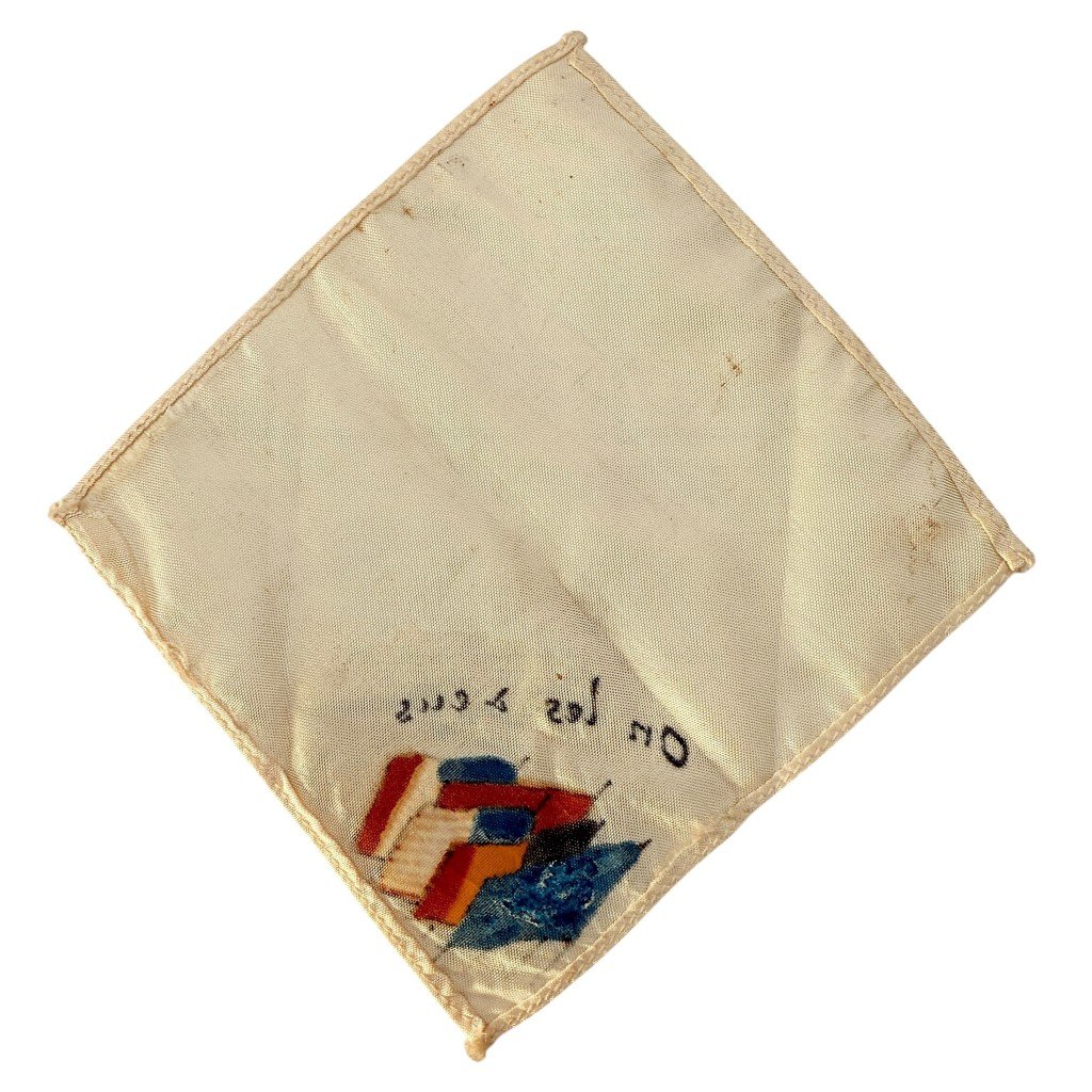 Original WWII French/Belgian liberation handkerchief — image 3