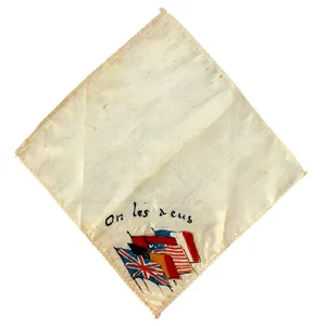 Original WWII French/Belgian liberation handkerchief